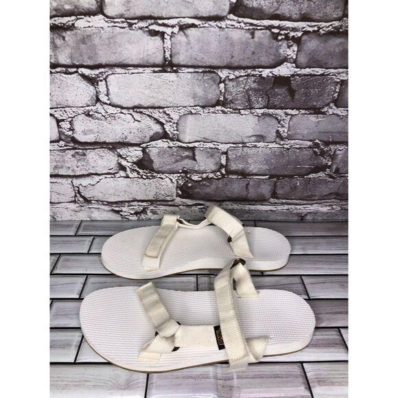 Teva Universal White Textile Foam Slide  Sandals Women Sz 10M US/41EU 1010170 - Picture 1 of 16